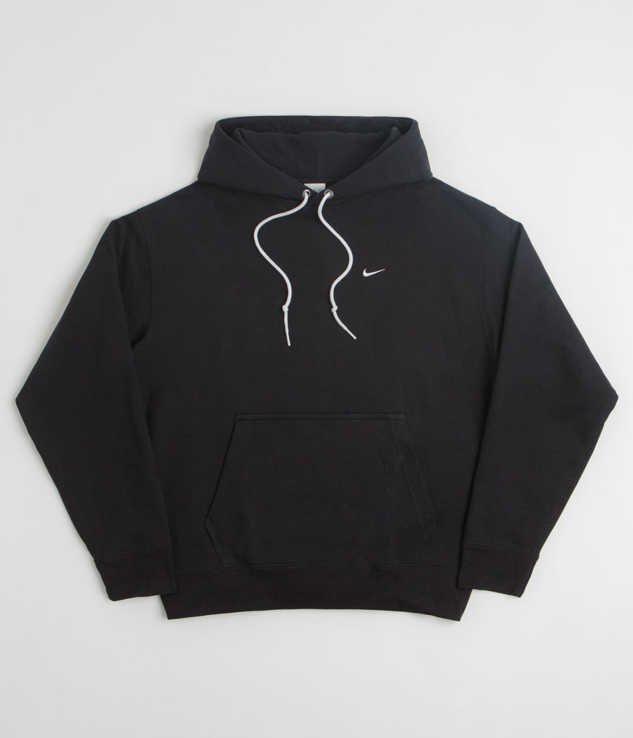 Nike Solo Swoosh Hoodie in Black and White