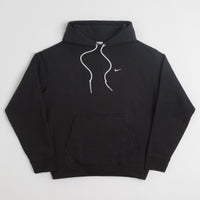Nike Solo Swoosh Hoodie in Black and White thumbnail