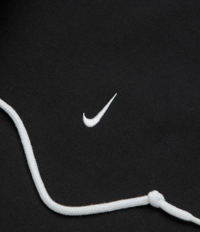 Nike Solo Swoosh Hoodie in Black and White