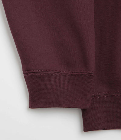 Nike Solo Swoosh Hoodie in Burgundy Crush and Burgundy Crush / White