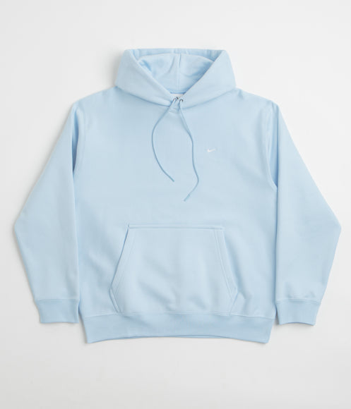 Nike Solo Swoosh Hoodie - Celestine Blue / Celestine Blue / White