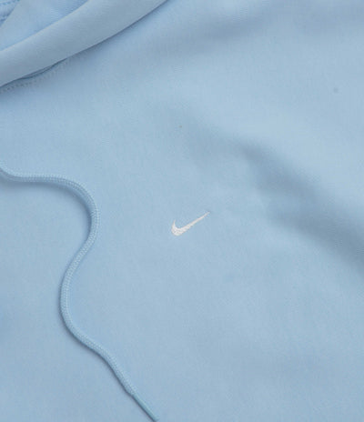 Nike Solo Swoosh Hoodie - Celestine Blue / Celestine Blue / White