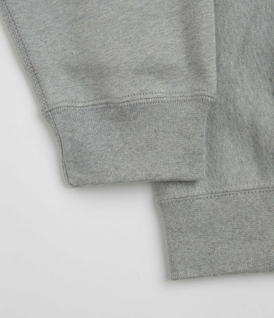 Nike Solo Swoosh Hoodie - Dark Grey Heather / Light Smoke Grey / White / White