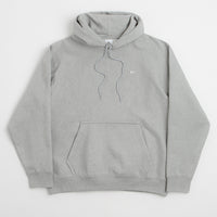 Nike Solo Swoosh Hoodie - Dark Grey Heather / Light Smoke Grey / White / White thumbnail