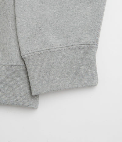 Nike Solo Swoosh Hoodie - Dark Grey Heather / Light Smoke Grey / White / White