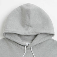 Nike Solo Swoosh Hoodie in Dark Grey Heather and White thumbnail