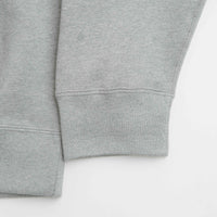 Nike Solo Swoosh Hoodie in Dark Grey Heather and White thumbnail