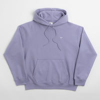 Nike Solo Swoosh Hoodie - Iron Purple / White thumbnail