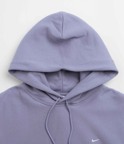 Nike Solo Swoosh Hoodie - Iron Purple / White