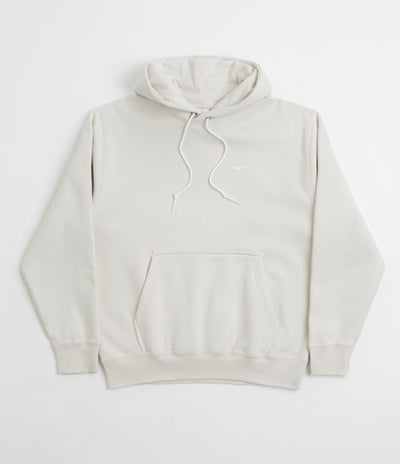 Nike Solo Swoosh Hoodie - Light Bone / White