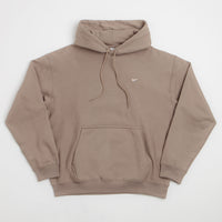 Nike Solo Swoosh Hoodie - Mink Brown / Mink Brown / White thumbnail