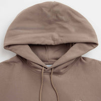 Nike Solo Swoosh Hoodie - Mink Brown / Mink Brown / White thumbnail