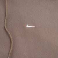 Nike Solo Swoosh Hoodie - Mink Brown / Mink Brown / White thumbnail