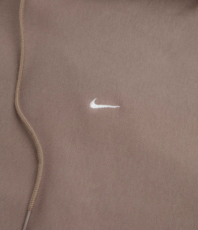 Nike Solo Swoosh Hoodie - Mink Brown / Mink Brown / White