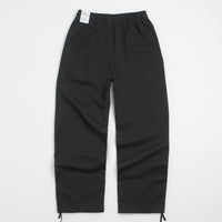 Nike Solo Swoosh Open Hem Sweatpants - Black / Black / White thumbnail