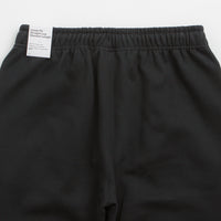 Nike Solo Swoosh Open Hem Sweatpants - Black / Black / White thumbnail