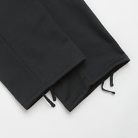 Nike Solo Swoosh Open Hem Sweatpants - Black / Black / White thumbnail