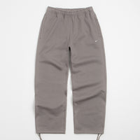 Nike Solo Swoosh Open Hem Sweatpants - Cave Stone / Cave Stone / White thumbnail