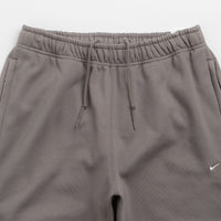 Nike Solo Swoosh Open Hem Sweatpants - Cave Stone / Cave Stone / White thumbnail