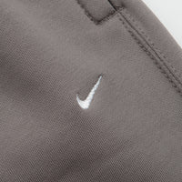 Nike Solo Swoosh Open Hem Sweatpants - Cave Stone / Cave Stone / White thumbnail