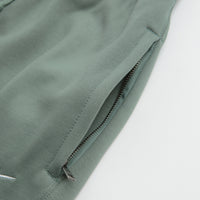 Nike Solo Swoosh Open Hem Sweatpants - Clay Green / Clay Green / White thumbnail