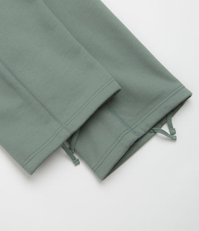 Nike Solo Swoosh Open Hem Sweatpants - Clay Green / Clay Green / White