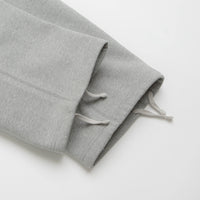 Nike Solo Swoosh Open Hem Sweatpants - Dark Grey Heather / Light Smoke Grey / White thumbnail