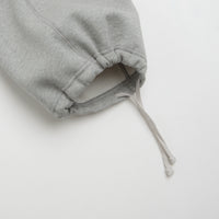 Nike Solo Swoosh Open Hem Sweatpants - Dark Grey Heather / Light Smoke Grey / White thumbnail