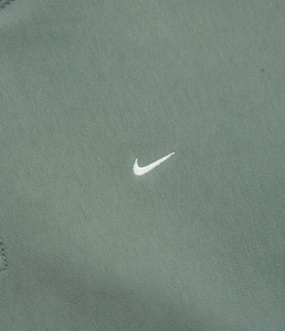 Nike Solo Swoosh Quarter Zip Sweatshirt - Clay Green / White