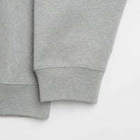 Nike Solo Swoosh Quarter Zip Sweatshirt - Dark Grey Heather / White thumbnail