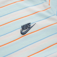 Nike Stripe Club T-Shirt in Glacier Blue and Thunder Blue thumbnail