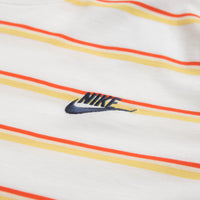 Nike Stripe T-Shirt in White and Multi thumbnail