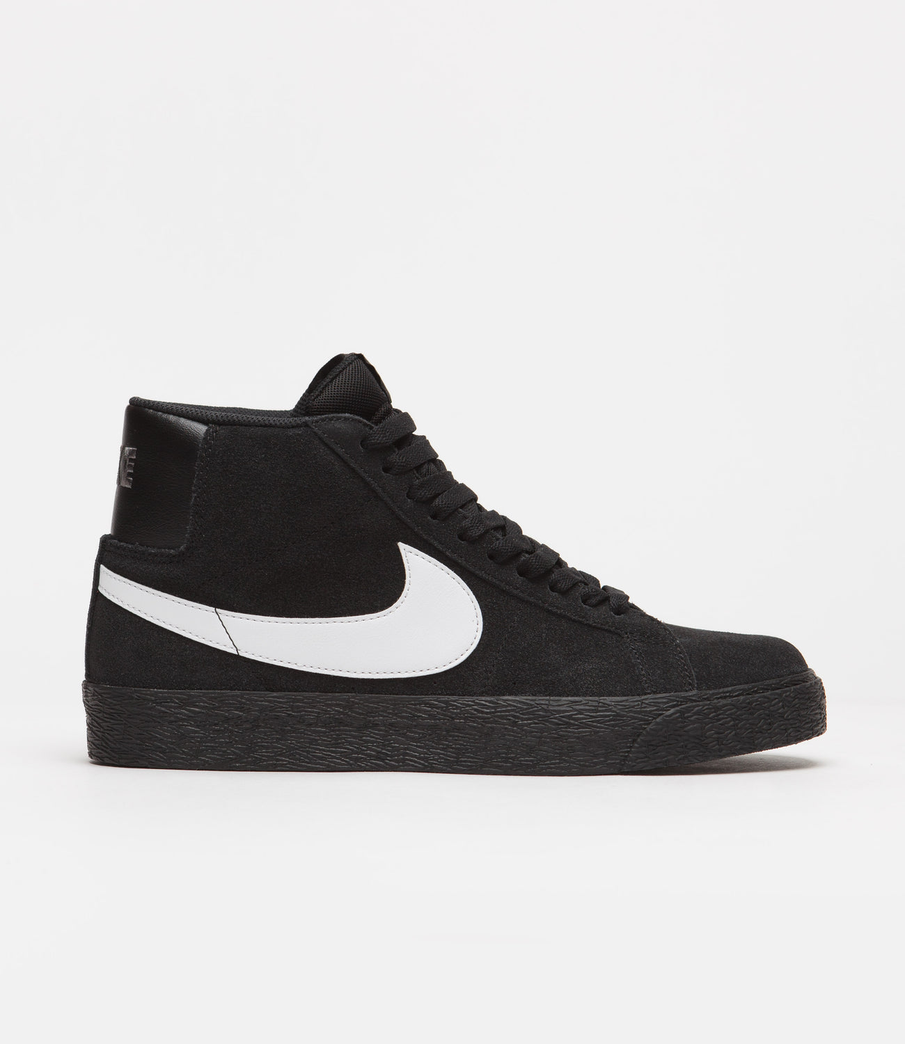 Nike SB Blazer Mid Shoes - Black / White - Black - Black | Flatspot