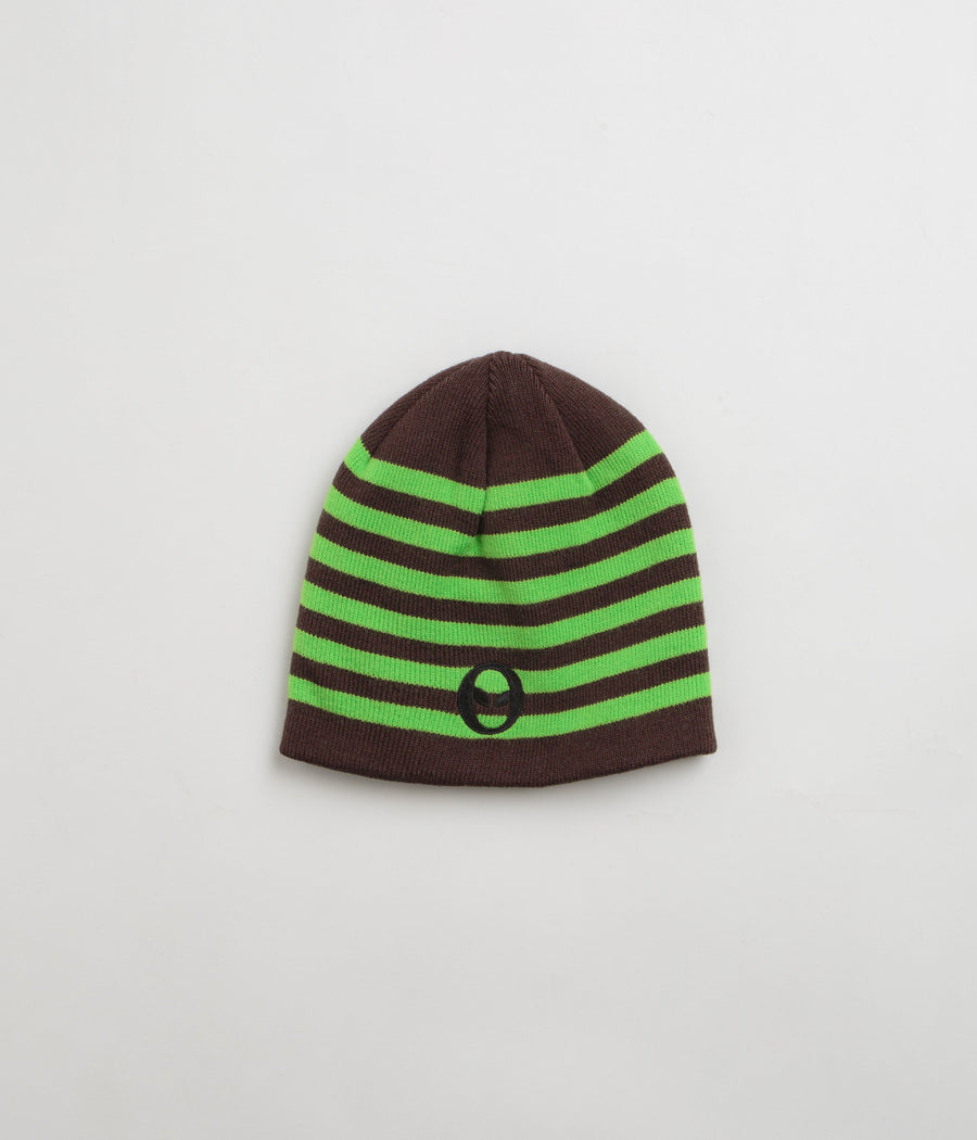 No Problemo Alien-O Reversible Beanie in Brown Multi