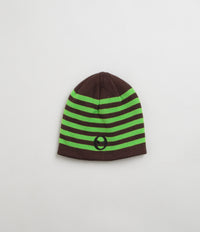No Problemo Alien-O Reversible Beanie in Brown Multi