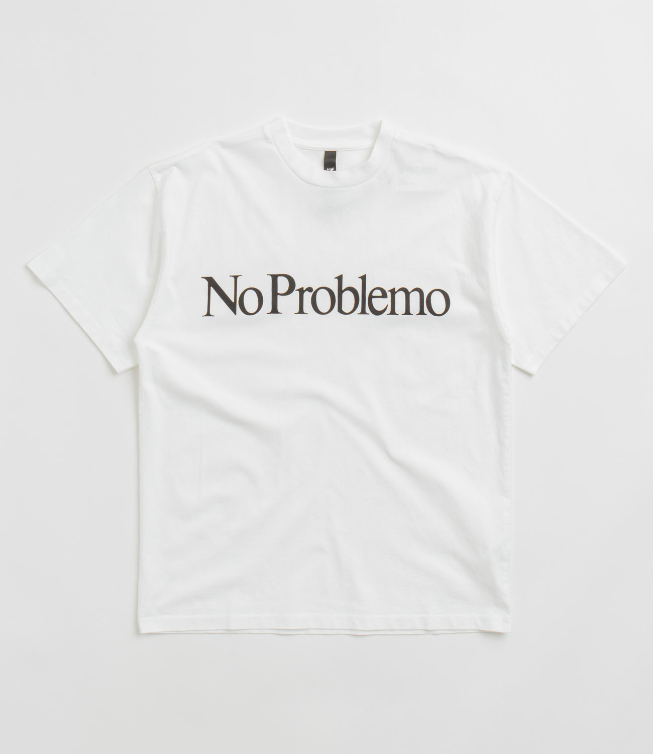 No Problemo Logo T Shirt White Flatspot no-problemo-logo-t-shirt-white-flatspot