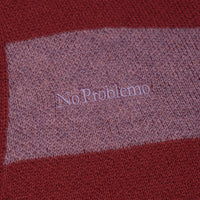 No Problemo Striped Mohair Oversized Cardigan - Burgundy Multi thumbnail