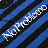 No Problemo Striped T-Shirt in Black Multi thumbnail