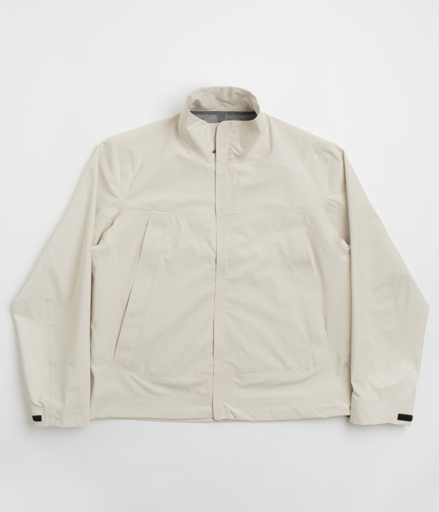Norse Projects 3L Waterproof Stand Collar Jacket in Kit White