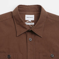 Norse Projects Algot Relaxed Shirt - Mahogany thumbnail