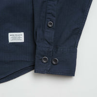 Norse Projects Algot Relaxed Shirt - Workwear Blue thumbnail
