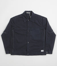 Norse Projects Arresskov Compact Cotton Overshirt in Dark Navy
