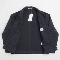 Norse Projects Arresskov Compact Cotton Overshirt in Dark Navy thumbnail