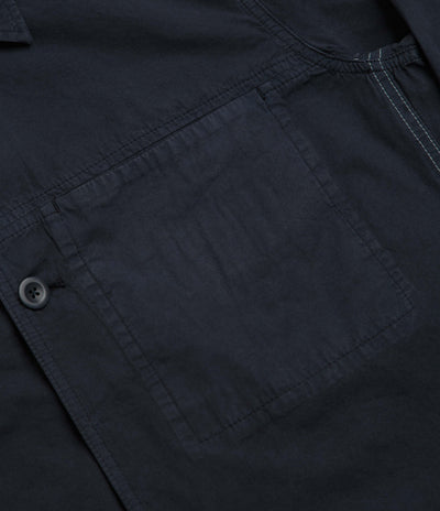 Norse Projects Arresskov Compact Cotton Overshirt in Dark Navy
