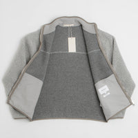 Norse Projects Bjorn Sherpa Wool Fleece Jacket in Grey Melange thumbnail