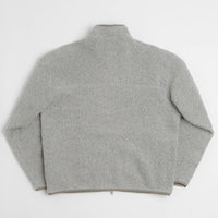 Norse Projects Bjorn Sherpa Wool Fleece Jacket in Grey Melange thumbnail