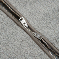 Norse Projects Bjorn Sherpa Wool Fleece Jacket in Grey Melange thumbnail