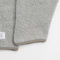 Norse Projects Bjorn Sherpa Wool Fleece Jacket in Grey Melange thumbnail