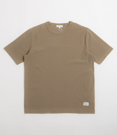 Norse Projects Elmelunde Organic Cotton T-Shirt - Walnut