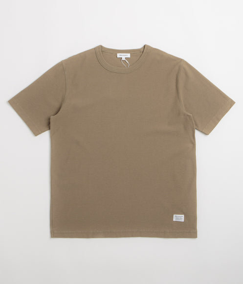 Norse Projects Elmelunde Organic Cotton T-Shirt - Walnut
